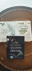 ENCYCLOPEDIA OF WITCHCRAFT, SPELLS, AND DREAMS BRAND NEW 3 BOOK COLLECTION