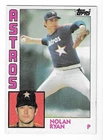 Nolan Ryan 1984 TOPPS BASEBALL ORIGINAL MLB CARD #470 Astros Mets Angels Rangers