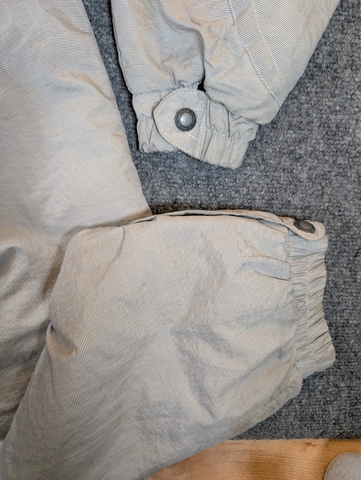 Inside Edge Insulated One Piece Ski Suit, Women’s size XS Gray/White/Black - Image 2 of 4