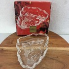 Mikasa Angel Music Sweet Dish 7 3/4" Clear Glass Christmas Holiday Bowl in Box