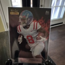 Wild Card MATTE 2021 Elijah Moore Rookie Heat MRHR-24 Ole Miss Football