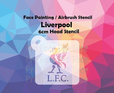 Liverpool Stencil - Face Painting / Airbrush Stencil