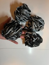 4 Pack Black Bath Loofah Sponge 60G Shower Mesh Pouf Body Scrubber Exfoliator