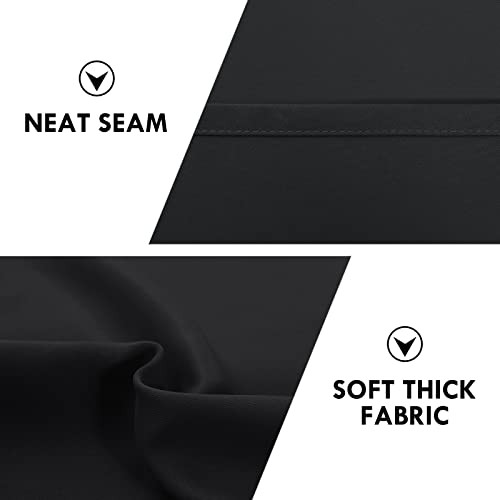 DWCN Blackout Curtains Room Darkening Thermal Insulated Bedroom Curtains Window - Imagen 6 de 9