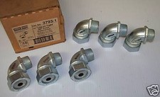 LOT OF 6 HUBBELL 3/4 LIQUID TIGHT 90 CORD CONNECTOR 3793-1 NEW