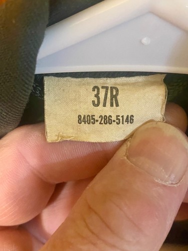 US Military Army Green Coat/Jacket 37R & Pants 35x32 Bancroft, Uniform Men - Picture 2 of 8