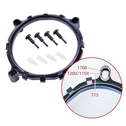 9 in1 CPU cooler fan bracket heatsink holder base for 775/1700/1200 _ou - Photo 3/12