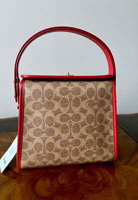 Coach Signature Turn Lock Shoulder Bag