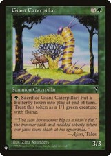 MTG Magic the Gathering Giant Caterpillar (VIS-108/2851) The List LP