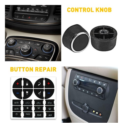 For Chevrolet Silverado/Avalanche Climate Control Button Sticker + Control Knob - Picture 14 of 49