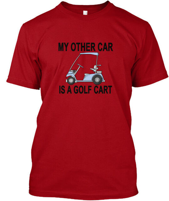 ALTRA Myothercarisgolfcart My Other Car Is A T shirt da golf made in USA S 5XL
