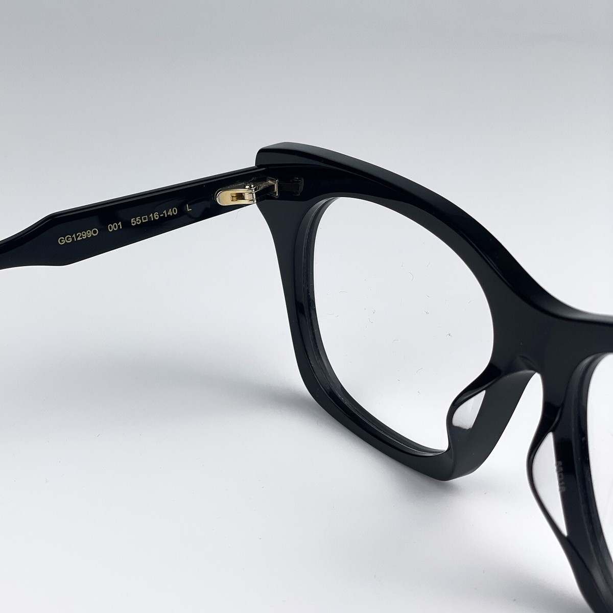 Gucci Women Eyeglasses Black Demo Square GG1299O 001 BRAND
