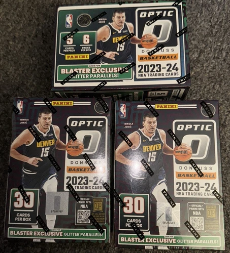 2023-24 Donruss Optic NBA Basketball Blaster Box Sealed - Wembanyama RC Lot Of 3