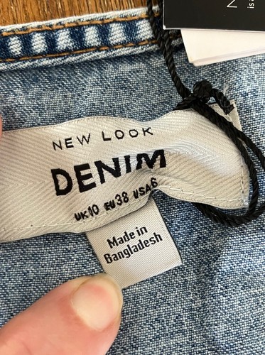 NWT New Look Denim Denim Playsit Size 10 - Picture 4 of 7