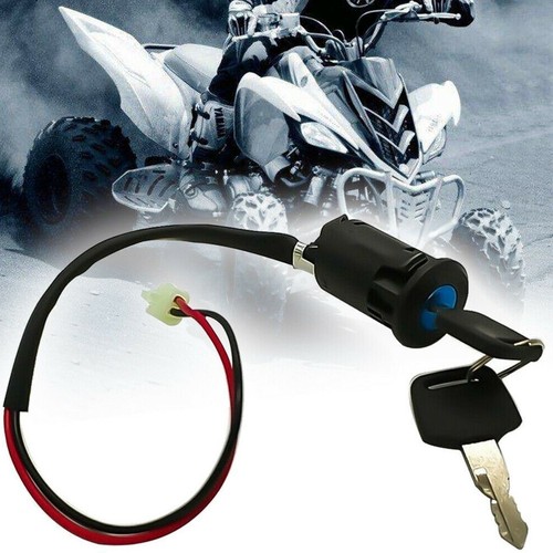 Moped Electric Motorcycle Ignition Key Switch 2 Wire On/Off Universal ...