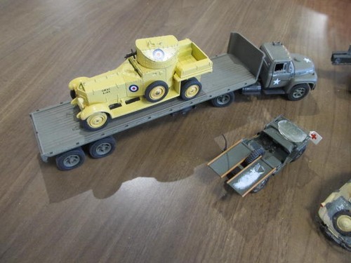 Vintage Diecast Military LOT Mixed Brands FOR PARTS AS IS with broken parts - Picture 14 of 24