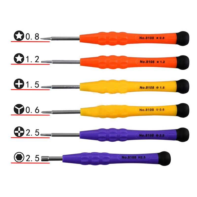 Screw Driver Set Y 0.6mm Tri-point ScrewdriverFor iPhone 7 / 7 Plus 8 In 1 - Image 2 of 4