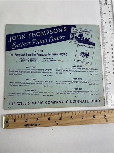 De colección: Libro de música en blanco de Peters The Willis Music Company partituras - Imagen 20 de 20