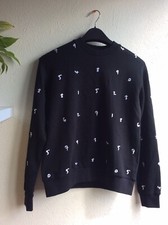 PAUL SMITH Womens Embroidered Sweatshirt Black UK XS RRP €245