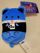 Bears VS Donuts Boss Bear 4" Bean Plush 2024 Unboxed