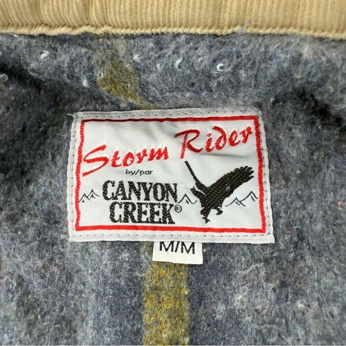 VTG Canyon Creek Storm Rider Blanket Lined Denim Trucker Jacket Men's Sz Medium - Bild 2 von 12