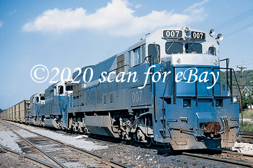 Detroit Edison Unit Coal Train U30C/SD40’s GRANDE Postal - ¡COMO NUEVA! - Imagen 1 de 1