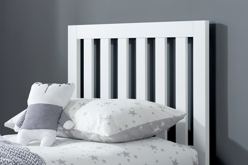 Birlea Appleby Single Wood Effect Bed Frame - White - Picture 8 of 12
