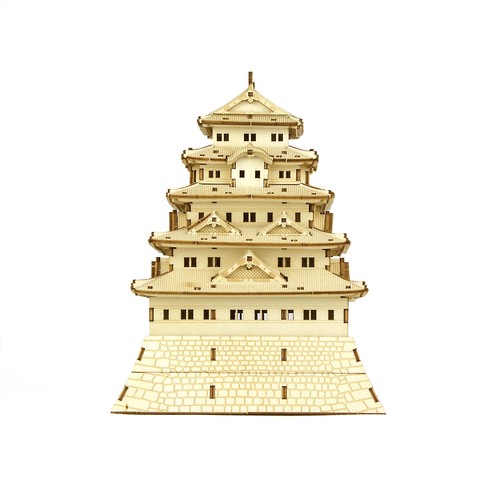 KI-GU-MI Castello Edo Edojo Shiro Ki-gu-mi Puzzle in Legno 3D Giappone kigumi - Foto 6 di 15