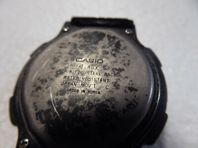 Casio ABX-53 Twincept Wrist Watch Module 1326 Vintage Old Retro