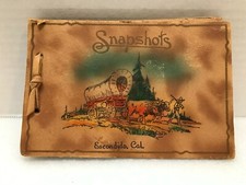 OLD ESCONDIDO CAL LEATHER PHOTO BOOK