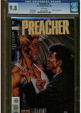 PREACHER #4 CGC 9.8 MINT WHITE PAGES DEATH OF SHERIFF ROOT GARTH ERNNIS VERTIGO