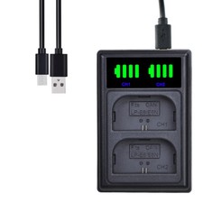 LCD Battery Charger For Canon LP-E6 LP-E6N LP-E6NH Pro LP-E6NH Pro LC-E6 LC-E6E