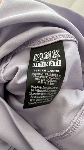 Pink Victoria's Secret Ultimate Light Purple Women's Leggings Size Small - Picture 9 of 10