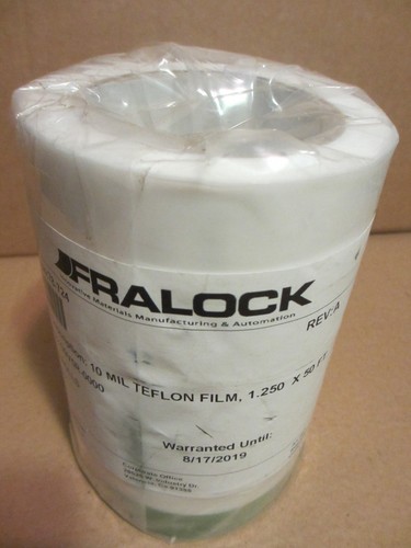 FRALOCK 10 Mil Teflon Film 1.250 inch x 50 FT Roll (5 Roll) - Part # 78-724 - Picture 2 of 2