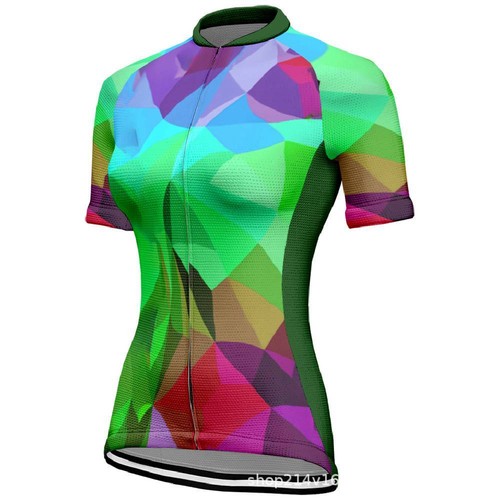 Colourful Cycling Jersey Women's Short Sleeve MTB Bike Bicycle Cycle Jersey Top - Picture 27 of 62