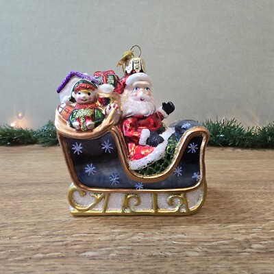 Kurt Adler Joy to the World Collectibles Noble Gems Christmas Ornament European 