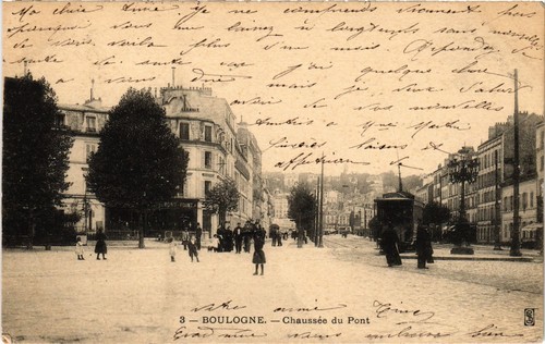 Carte Postale Ancienne – Boulogne-sur-Seine Place Du Parchamp