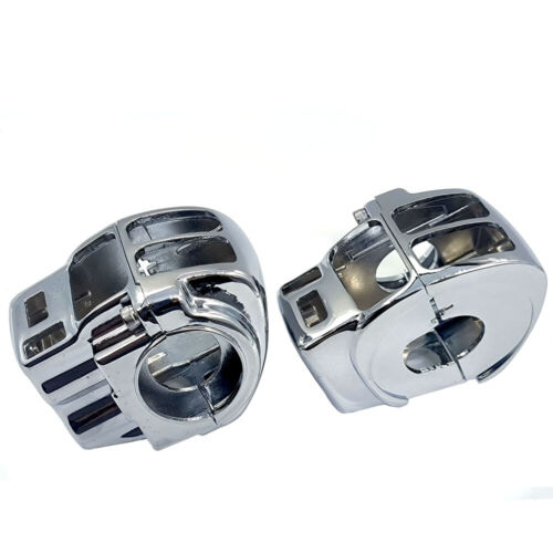 Chrome Switch Housing Cover For Harley Touring Street Road Glide Road King 96-13 - Bild 5 von 10