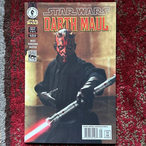 Star Wars Darth Maul #2 + Variant Photo Cover + Key Issue Dark Horse Comics 2000