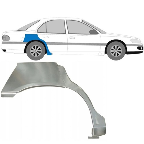 Par de guardabarros de chapa para Opel Omega B 1994-2003 limusina reparación - Imagen 2 de 5