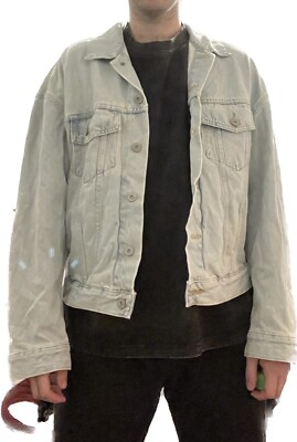 Yeezy Season 5 Denim Jacket Blue Size Medium | eBay Yeezy Season 5 Denim Jacket Blue Size Medium | eBay