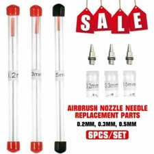 0.2/0.3/0.5mm Airbrush Nozzle Needle Replacement Parts for Airbrushes Spray Gun