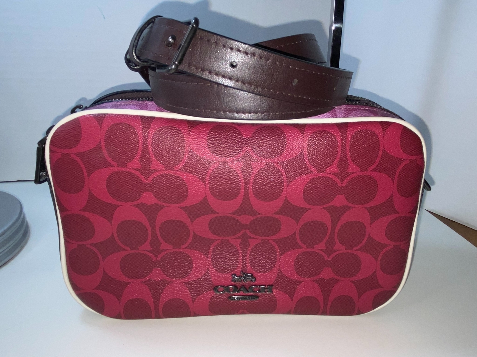 Vintage Coach JES Crossbody Blocked Signature Canvas … Gem