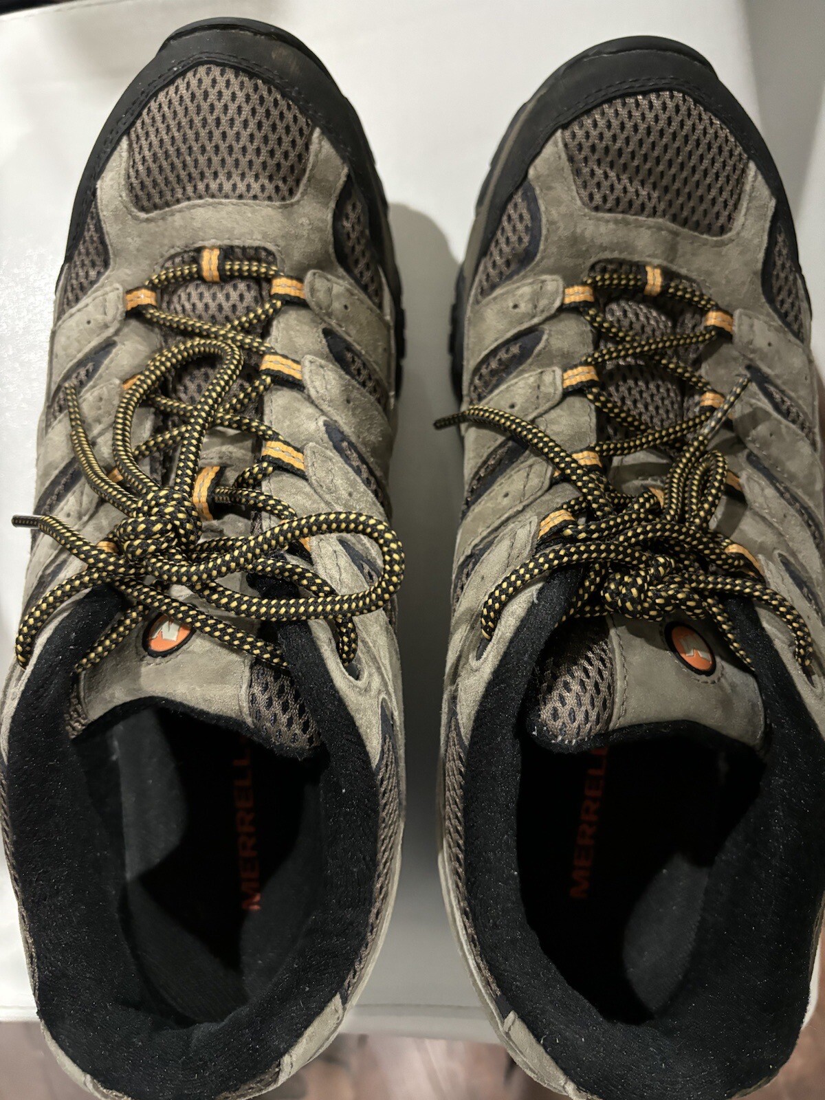 Merrell Men's Moab Vibram Soles Waterproof Hiking Sho… Gem