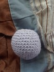 Light Purple Handmade Amigurumi Crocheted Ball — photo 2