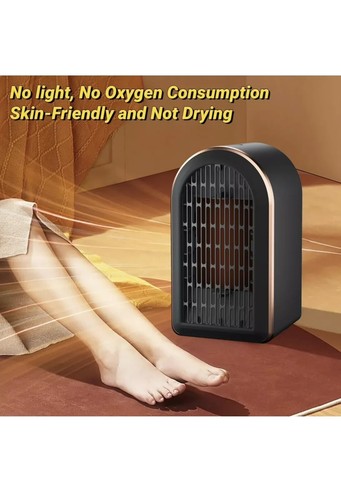 LMAZG Portable 1200W Room Heater Thermostat Control & Dual Mode Electric Fan Uk - Picture 2 of 5