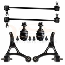For 2003-2014 Volvo XC90 6PCS Front Lower Control Arms Ball Joints Sway Bars Kit