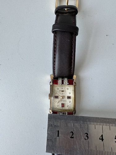 Vintage Uhr LORD ALAN GENEVA Art Deco mechanisch zum Aufziehen 25mm - Bild 9 von 16