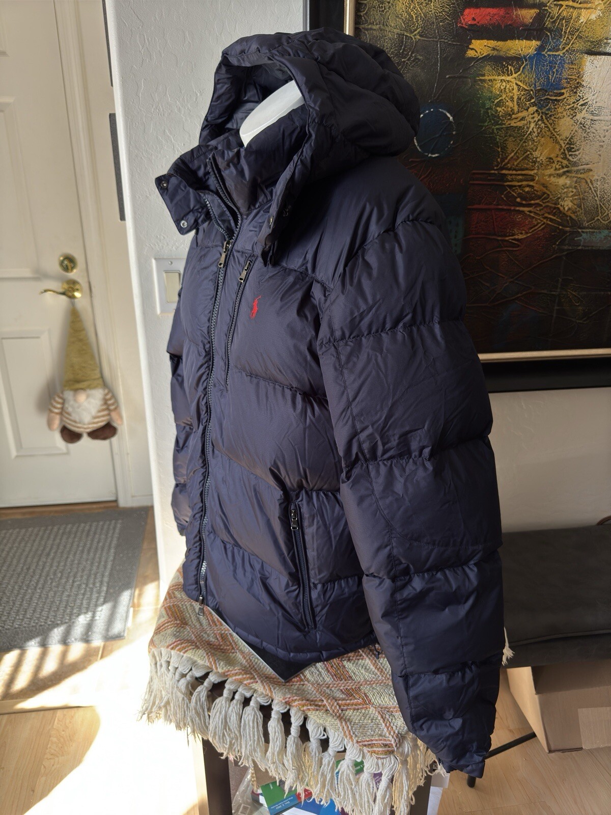 Polo Ralph Lauren Men Classic EL Cap Gorham Down Jacket Navy Size XXL image 4