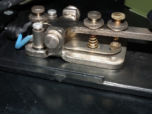 TS-1-Military Morse Code Keyer Key 6.3mm Jack, hi durable flex cable NOS - Picture 10 of 15